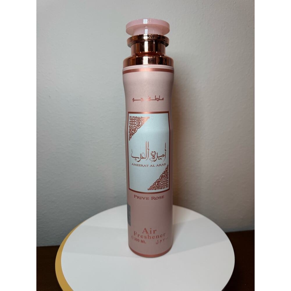 Lattafa Ameerat Al Arab Prive Rose Air Freshener 300ml Romantic Floral Luxury
